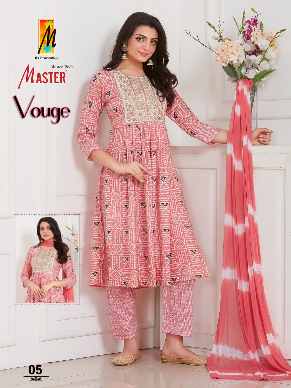 Master Vouge Printed Readymade Suits Catalog
